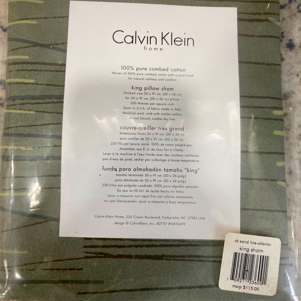 Calvin Klein King Pillow Sham